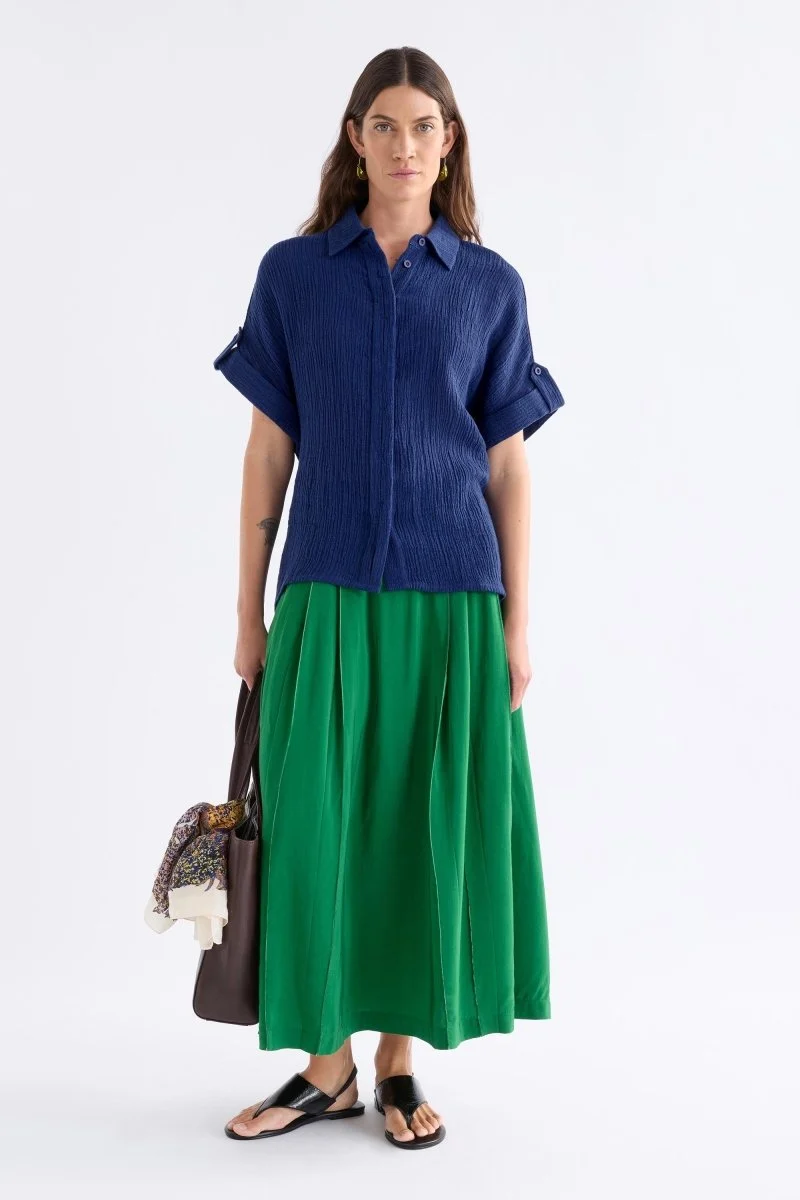 Elk Edeka Shirt - Vibrant Blue