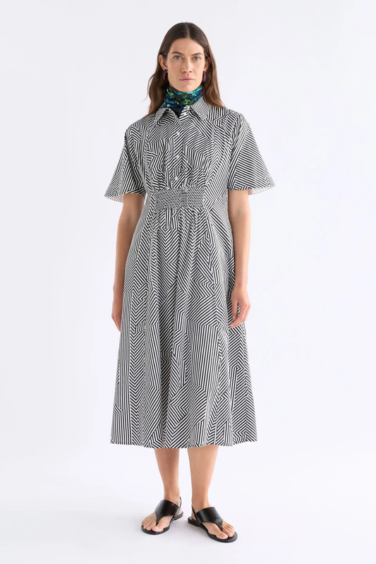 Elk Vier Dress - Mane Print