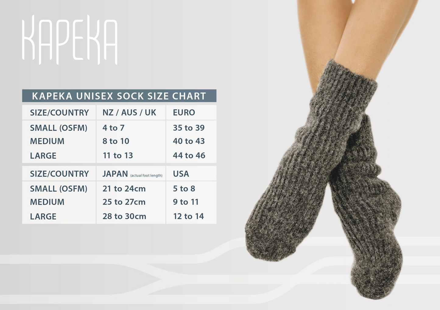 Kapeka Merinosilk Plain Socks - Lichen