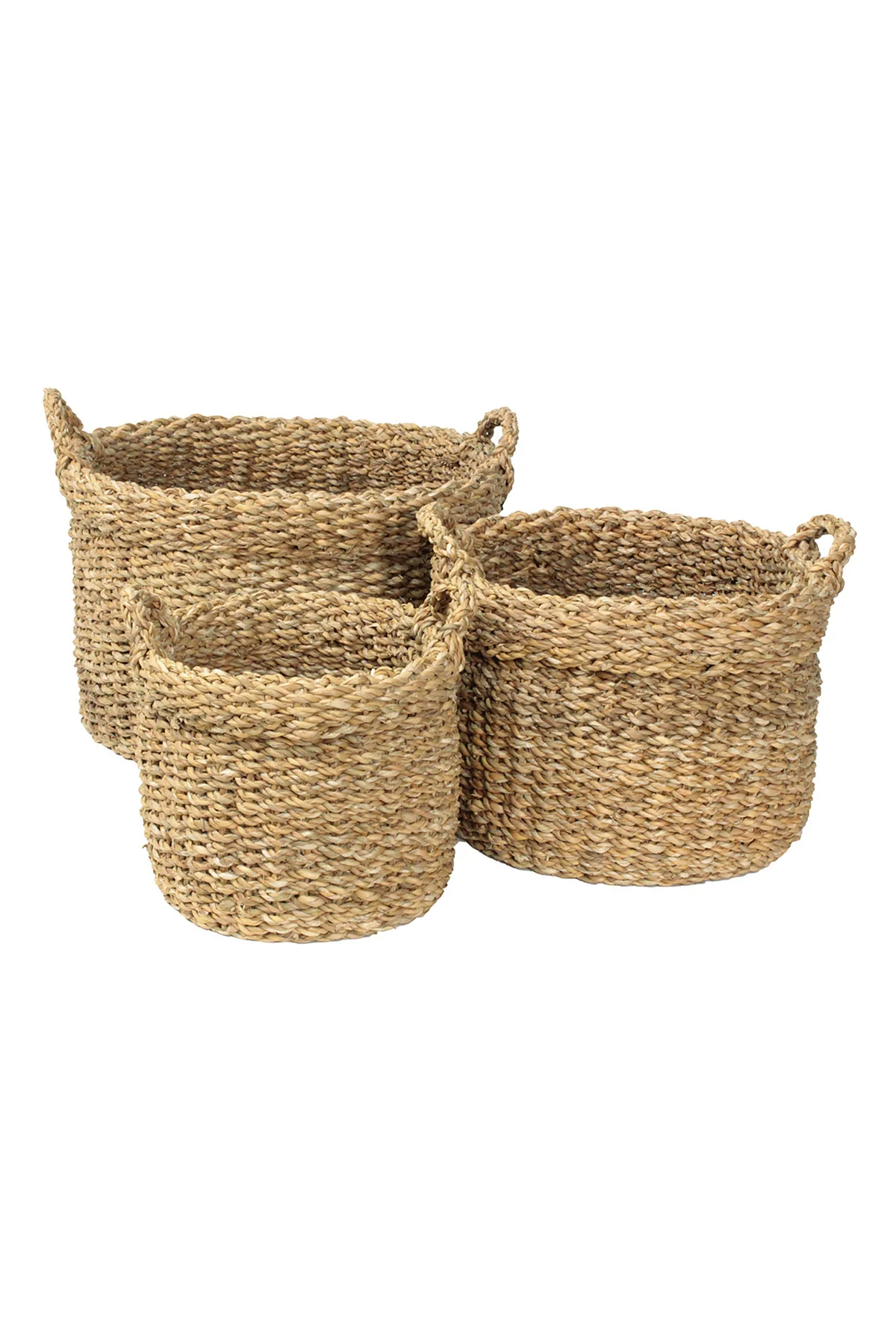 Briar Round Baskets with Handles