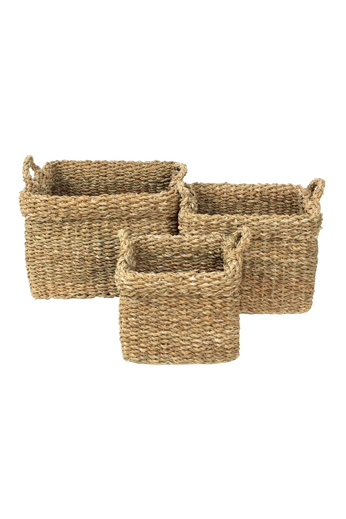 Briar Square Baskets with Handles