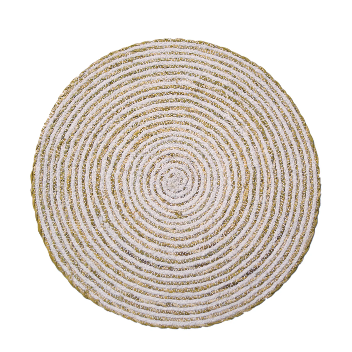 Maytime Placemat Round - Simply White