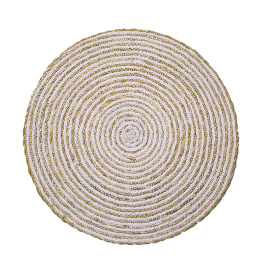 Maytime Placemat Round - Simply White