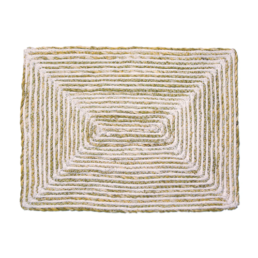 Maytime Placemat Rectangle - Simply White