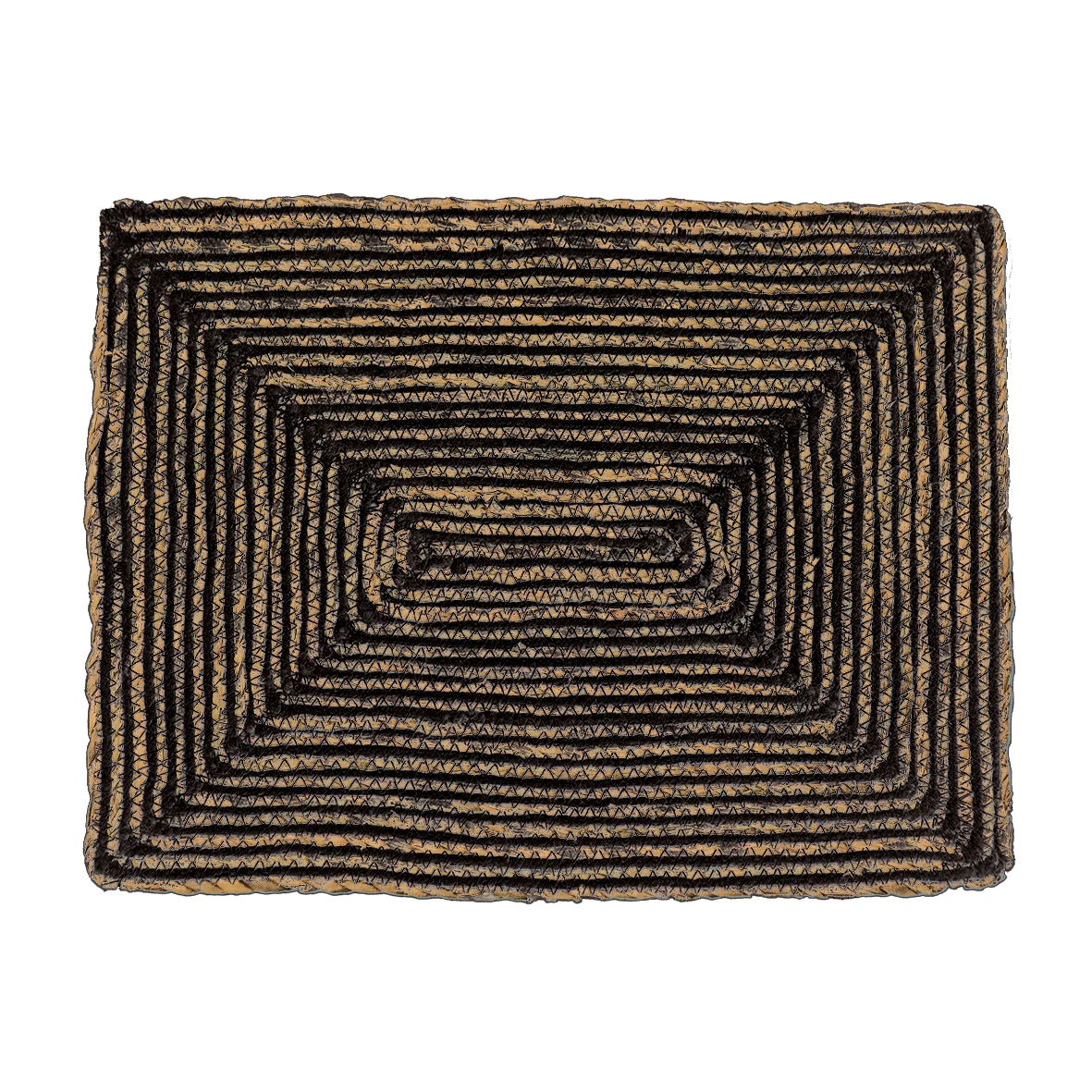 Maytime Placemat Rectangle - Simply Black