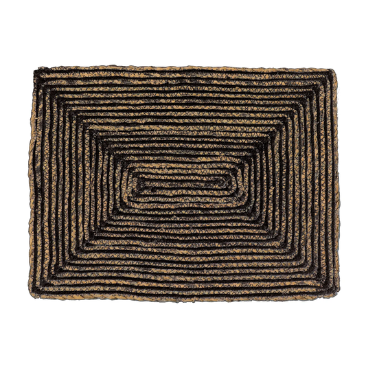 Maytime Placemat Rectangle - Simply Black