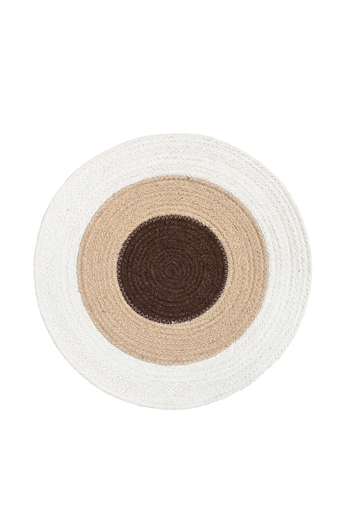 Maytime Placemat Round - Natural Rings