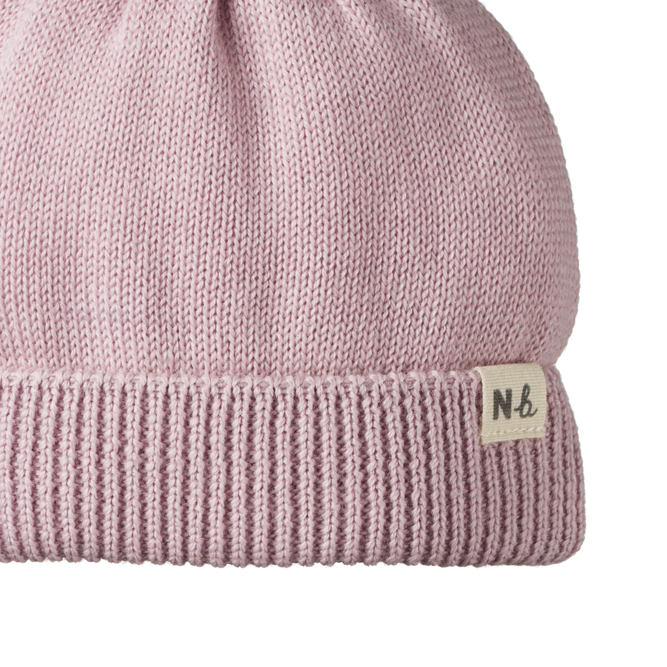 Nature Baby Alpine Pom Pom Beanie - Lilac