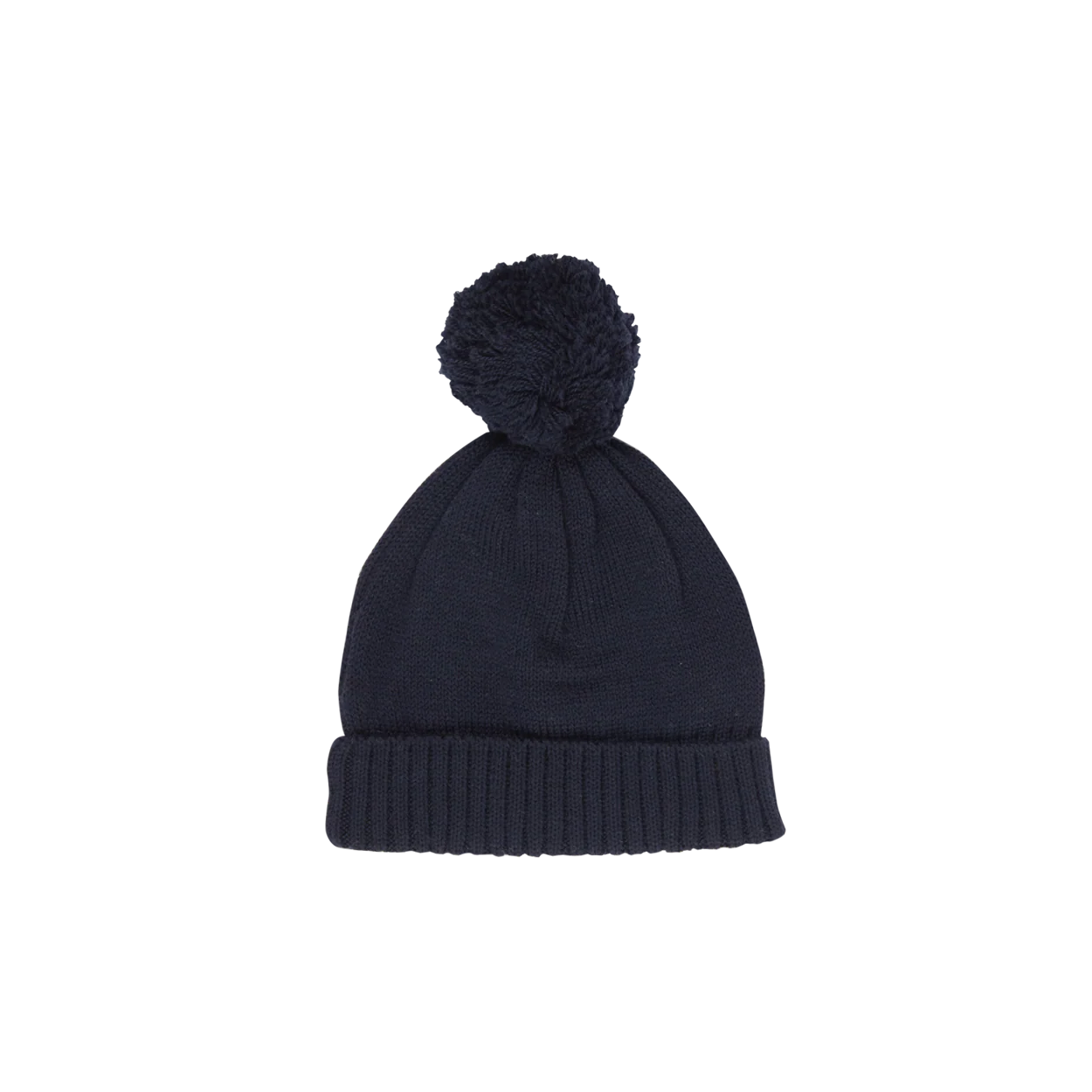 Nature Baby Alpine Pom Pom Beanie - Navy
