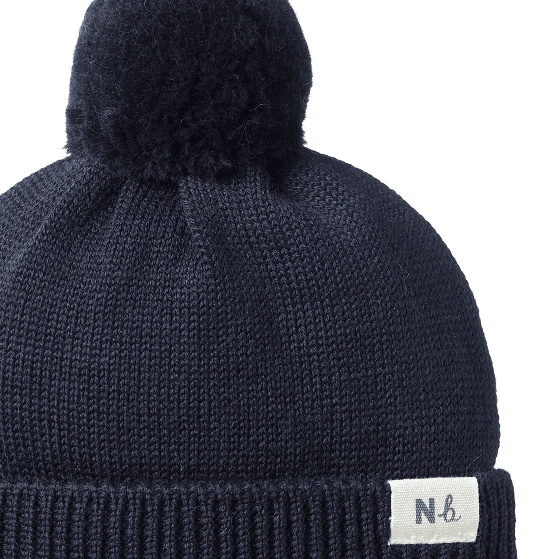 Nature Baby Alpine Pom Pom Beanie - Navy