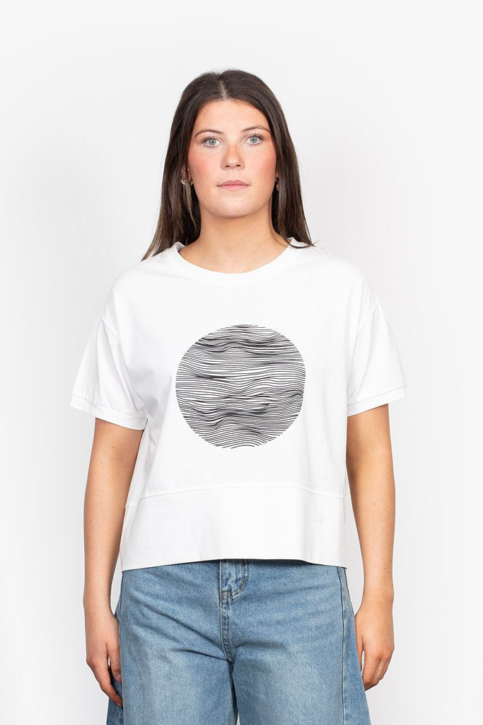 Antler Orbit Tee - White