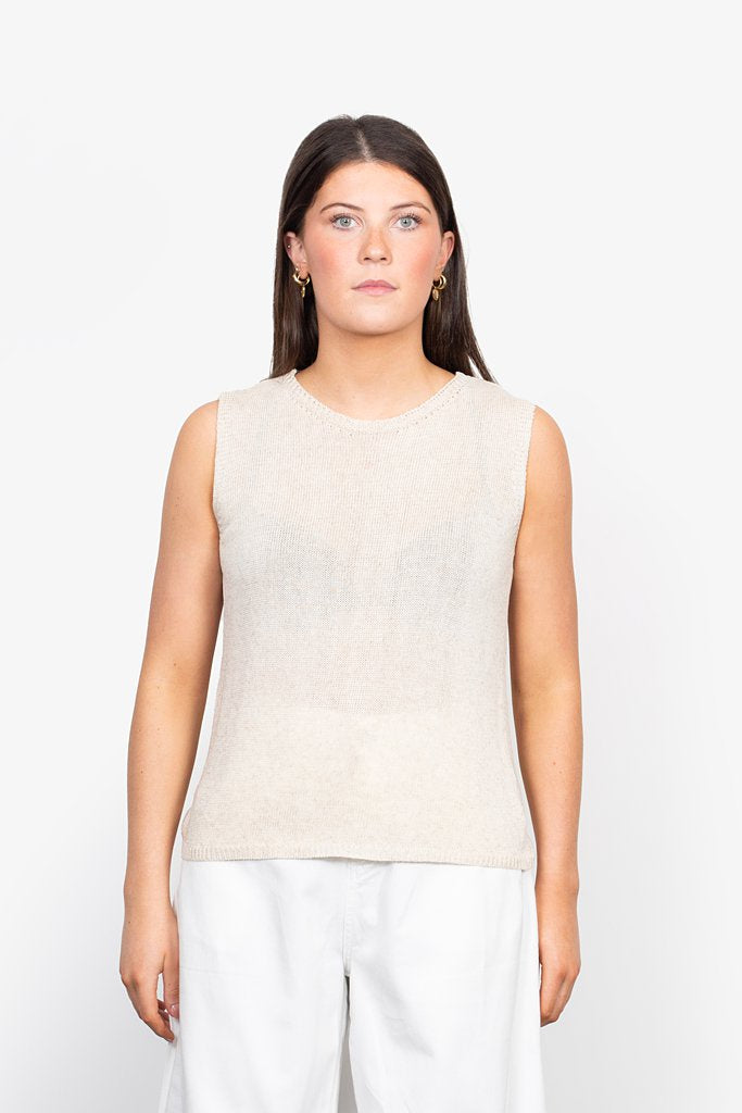 Antler Solea Knit Top - Natural