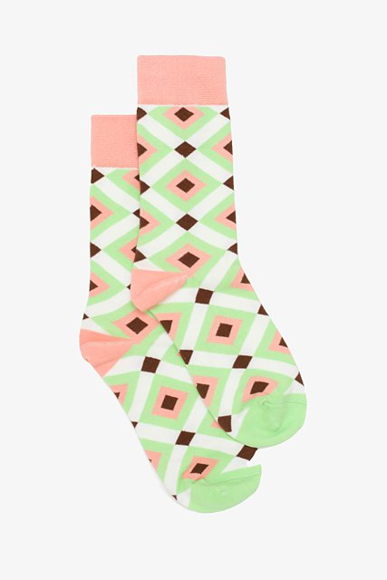 Antler Retro Diamonds Sock