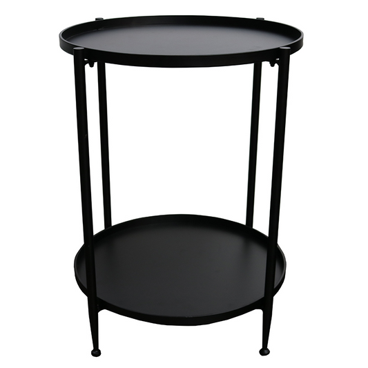 Le Forge Sala Side Table Black