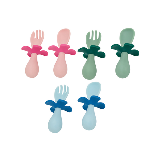 Annabel Trends Silicone Flower Fork & Spoon (Assorted)