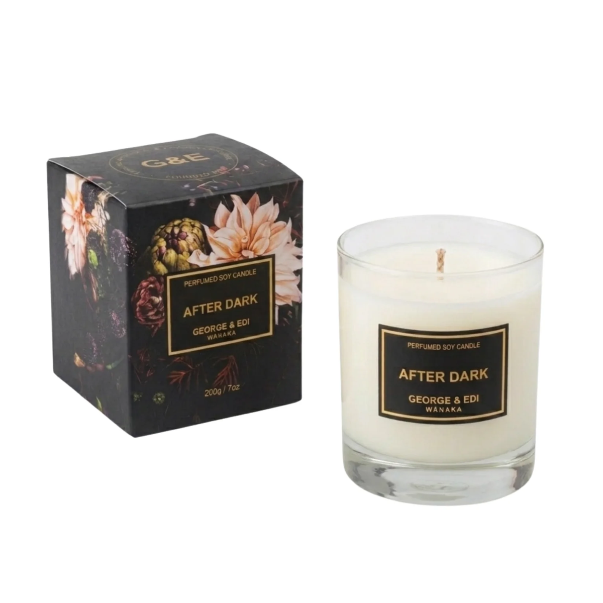 George & Edi Standard Perfumed Soy Candle 200g - After Dark