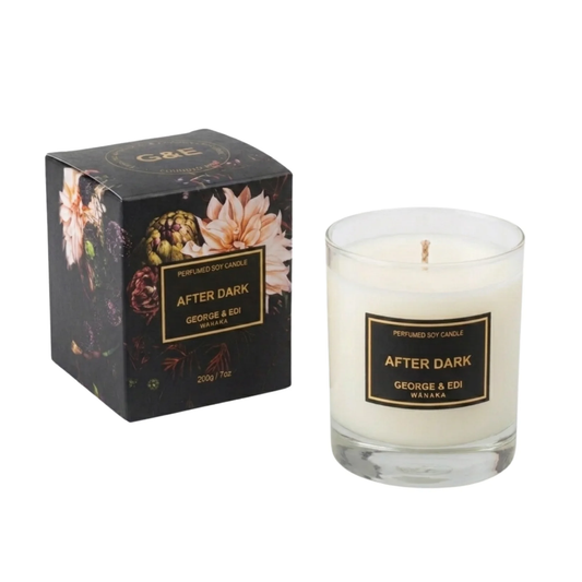 George & Edi Standard Perfumed Soy Candle 200g - After Dark