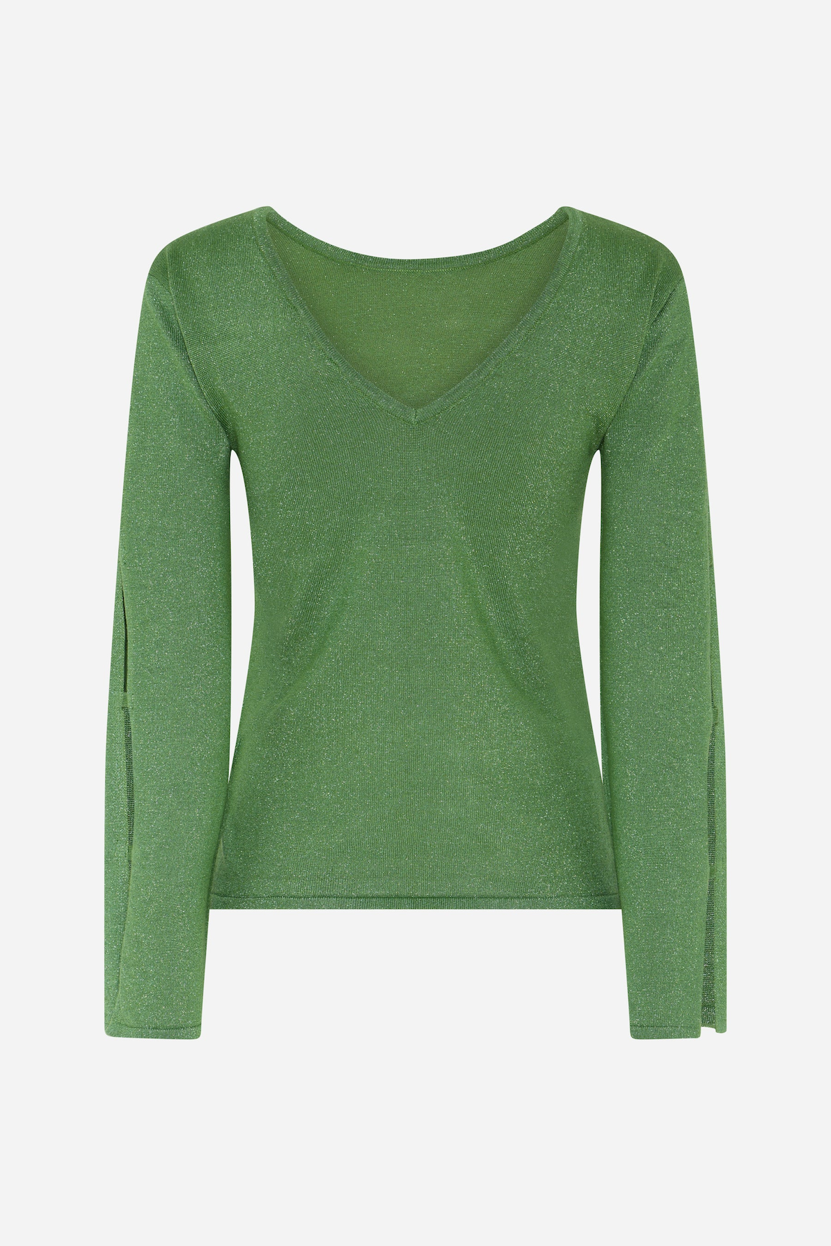 Bruuns Bazaar Anemone Yasmin Knit - Fresh Green with Lurex