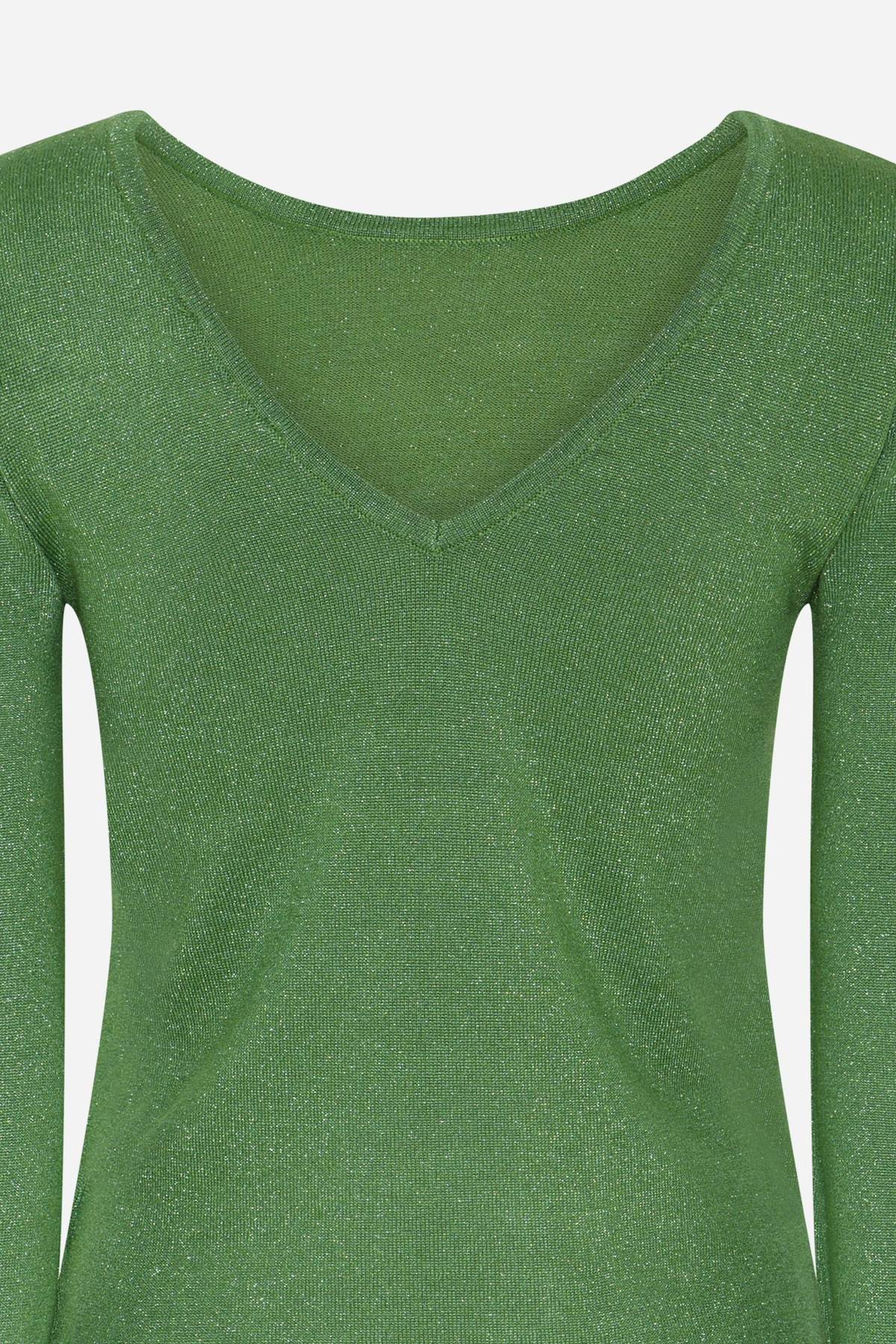 Bruuns Bazaar Anemone Yasmin Knit - Fresh Green with Lurex