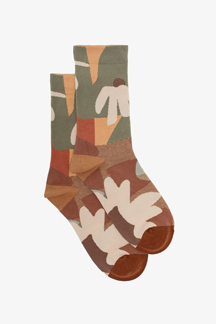 Antler NZ Organic Floral Sock