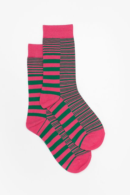 Antler NZ Pink Striped Sock