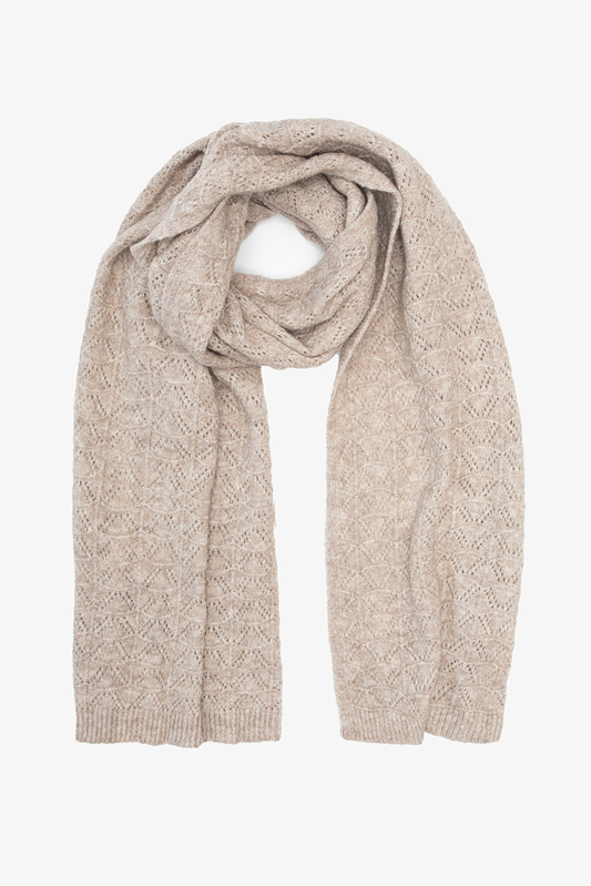 Antler Oat Scallop Scarf