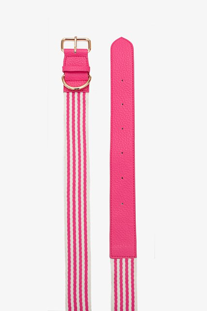 Antler Sadie Stripe Belt - Pink