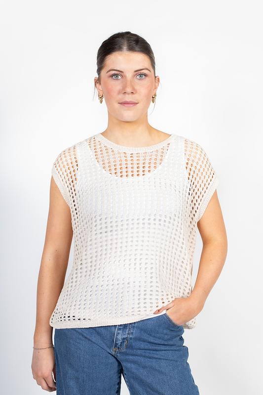 Antler Chelsea Vest - Vanilla Gold