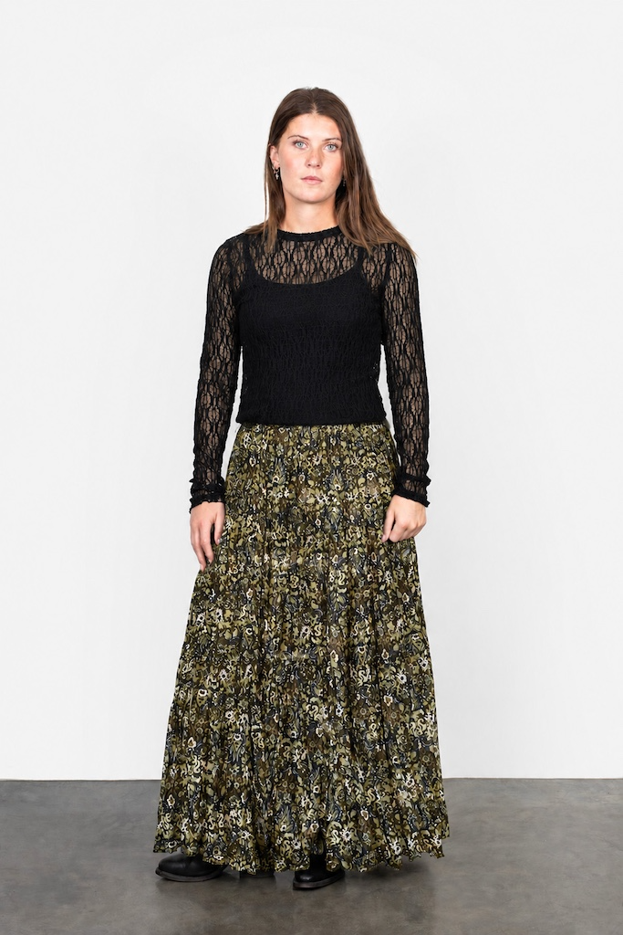 Antler Folk Skirt - Earth