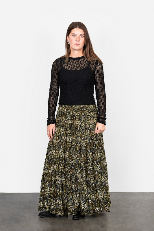 Antler Folk Skirt - Earth