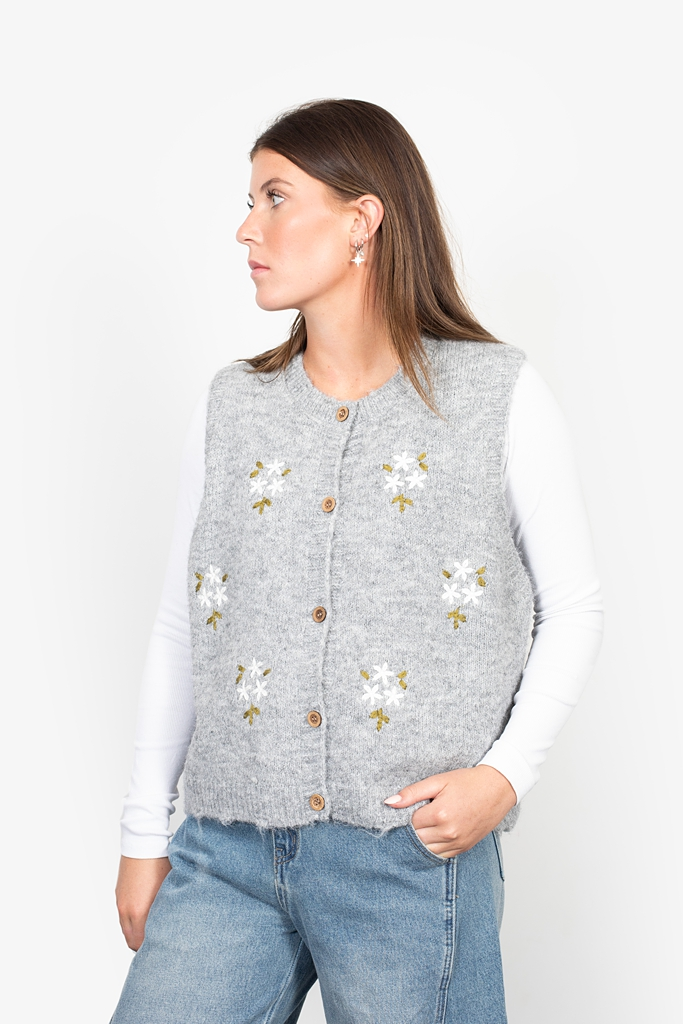 Antler Maude Vest - Grey