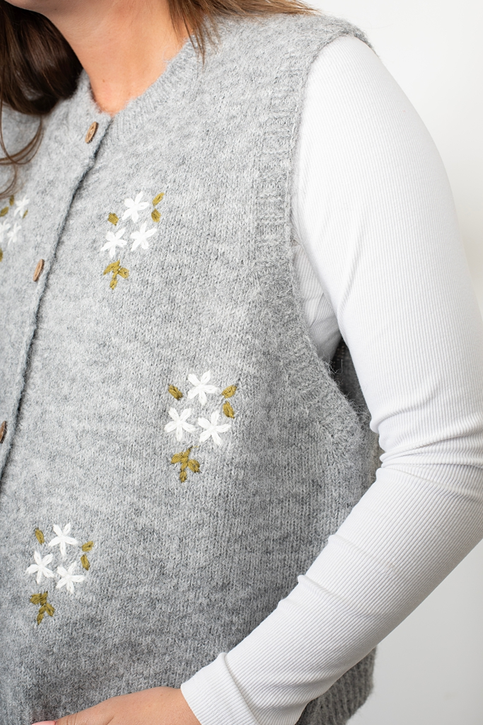 Antler Maude Vest - Grey
