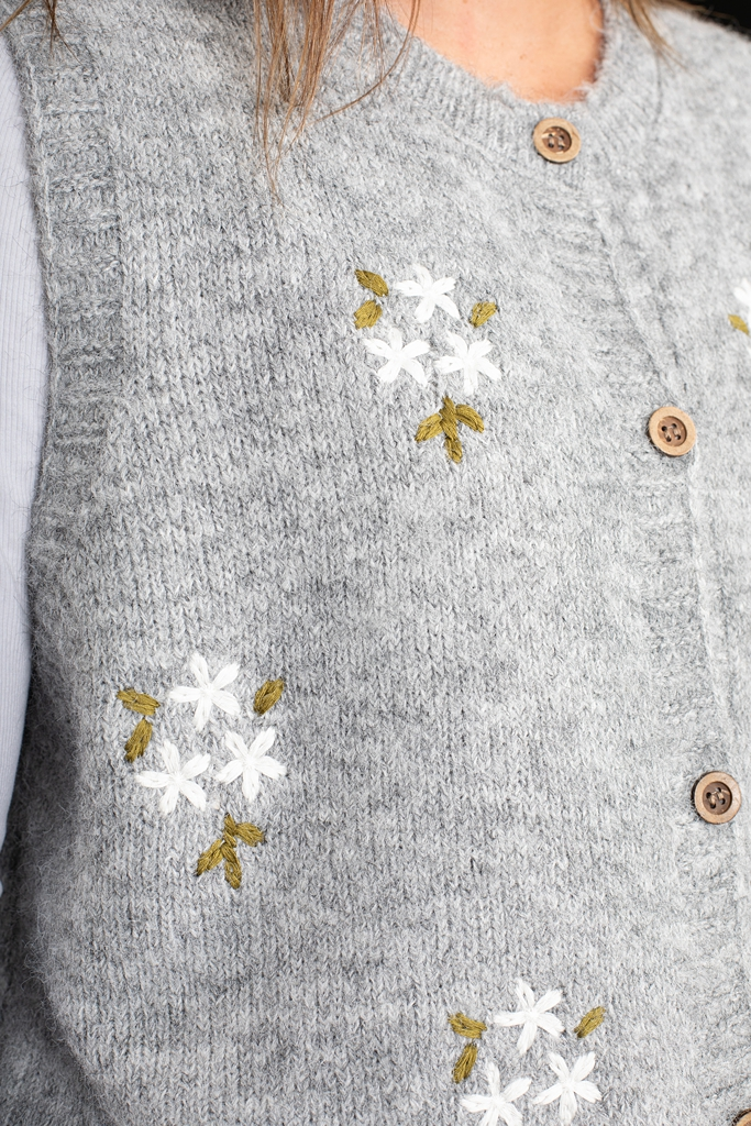 Antler Maude Vest - Grey