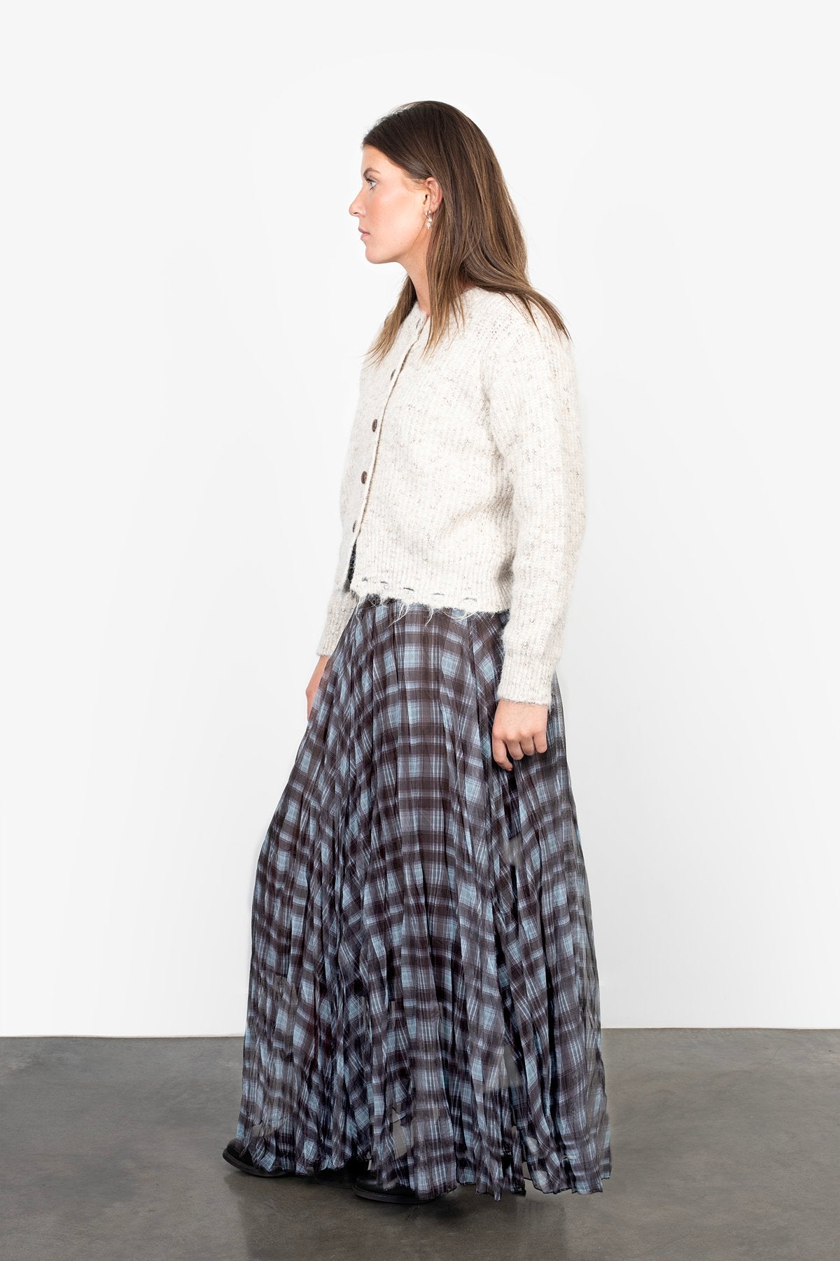 Antler Plaid Skirt - Bounty