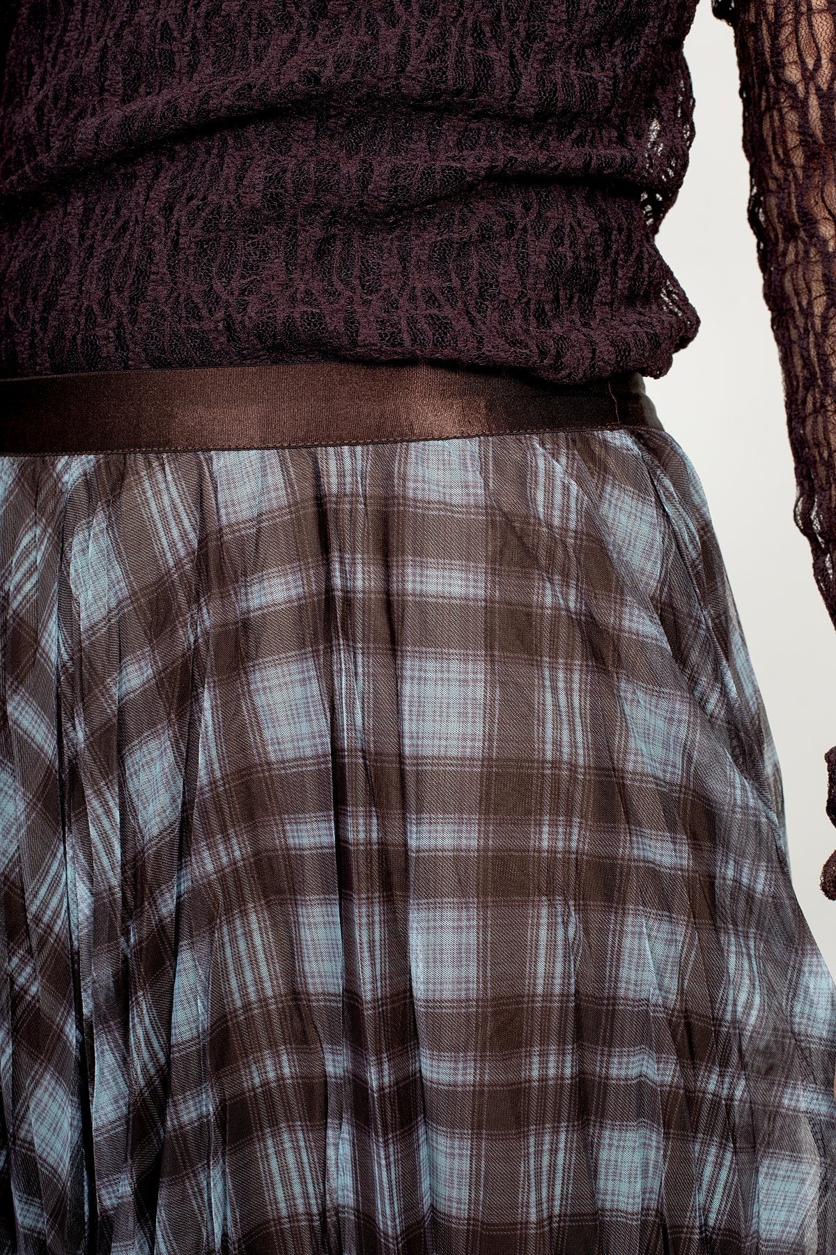 Antler Plaid Skirt - Bounty