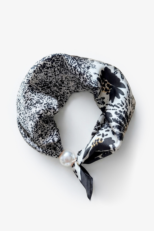 Antler Pearl Fasten Neck Tie - Inked Garden