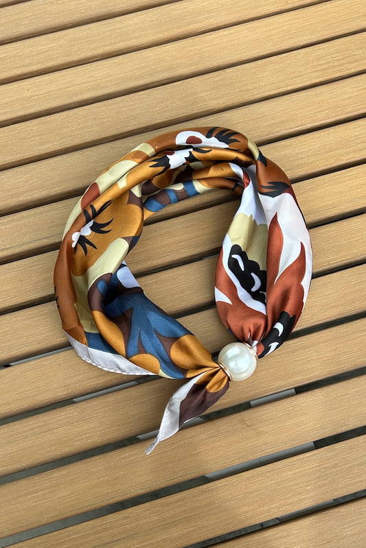 Antler Pearl Fasten Neck Tie - Prairie