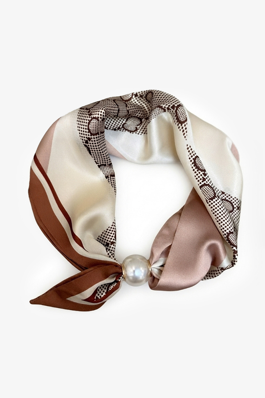 Antler Pearl Fasten Neck Tie - Pearl Sands