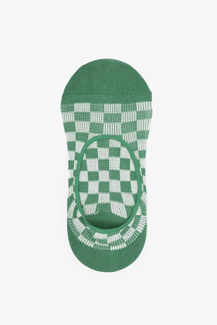 Antler NZ No Show Socks - Checkered Green