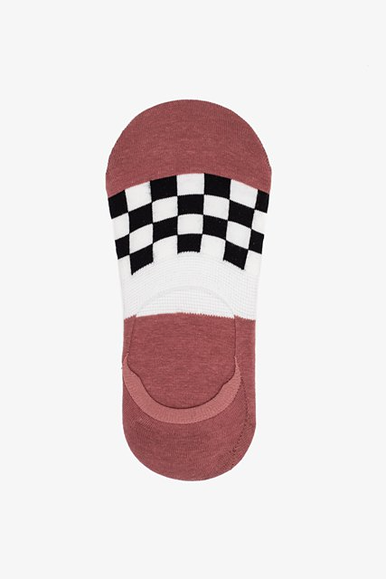 Antler NZ No Show Socks - Rouge Racer Check