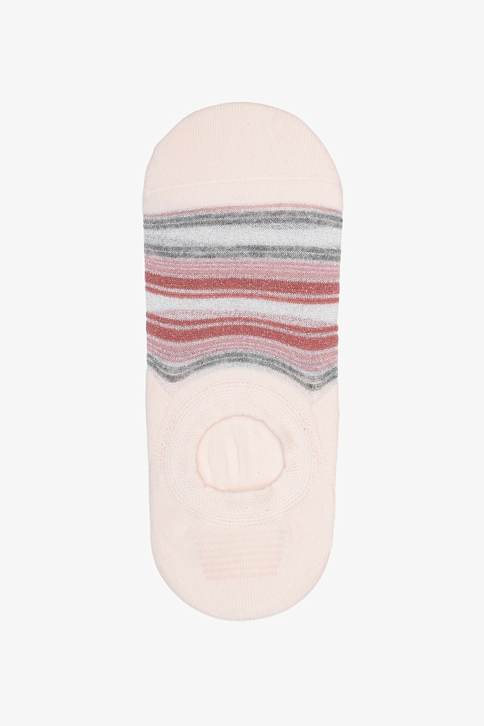 Antler No Show Sock - Sugar Stripe