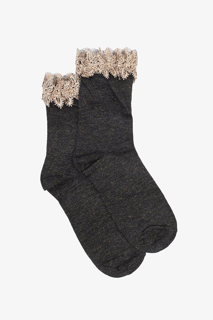 Antler Gilded Top Sock