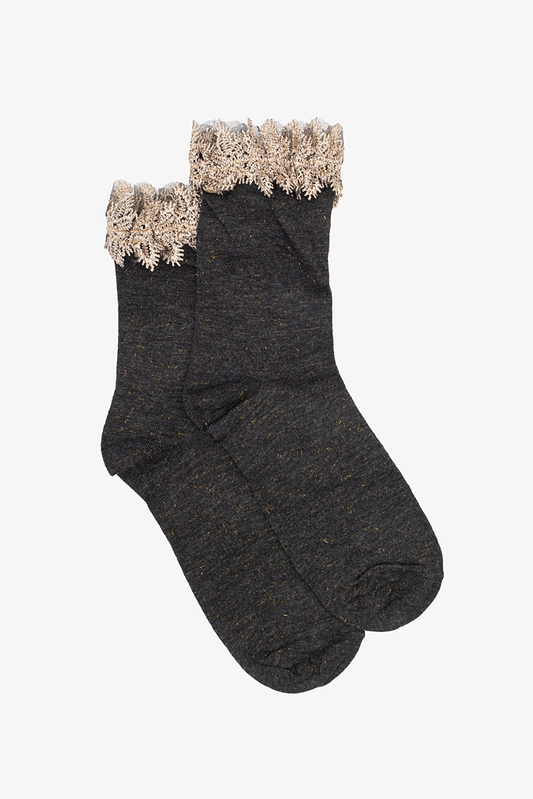 Antler Gilded Top Sock