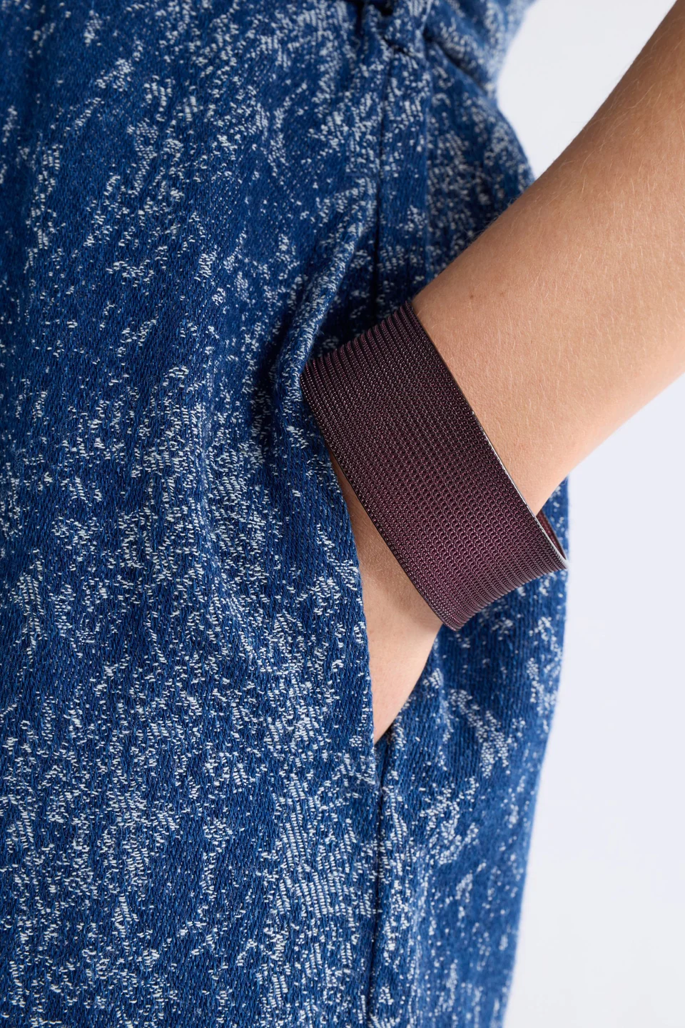 Elk Glynn Wide Cuff - Shiraz