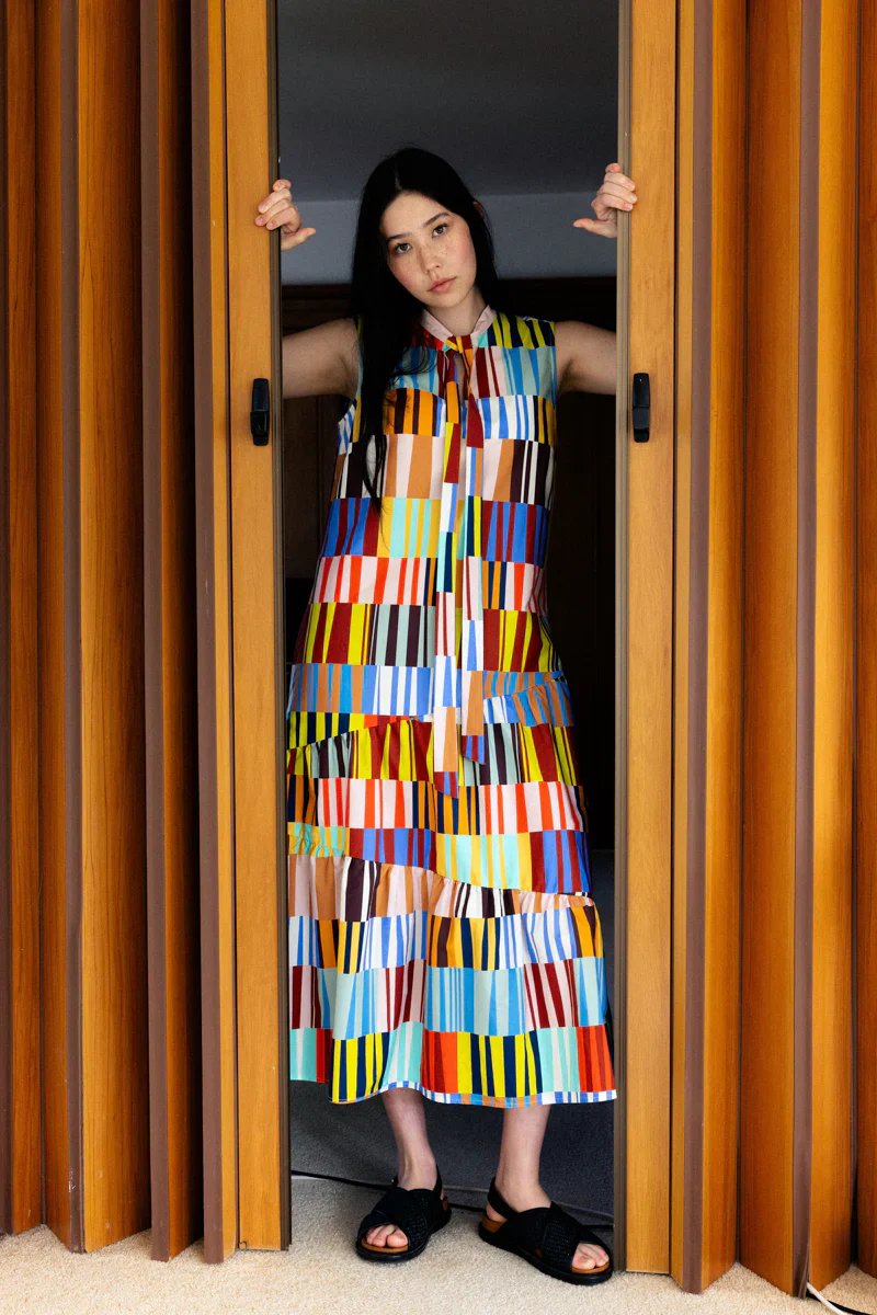 Neris Paper Trail Dress - Carnival
