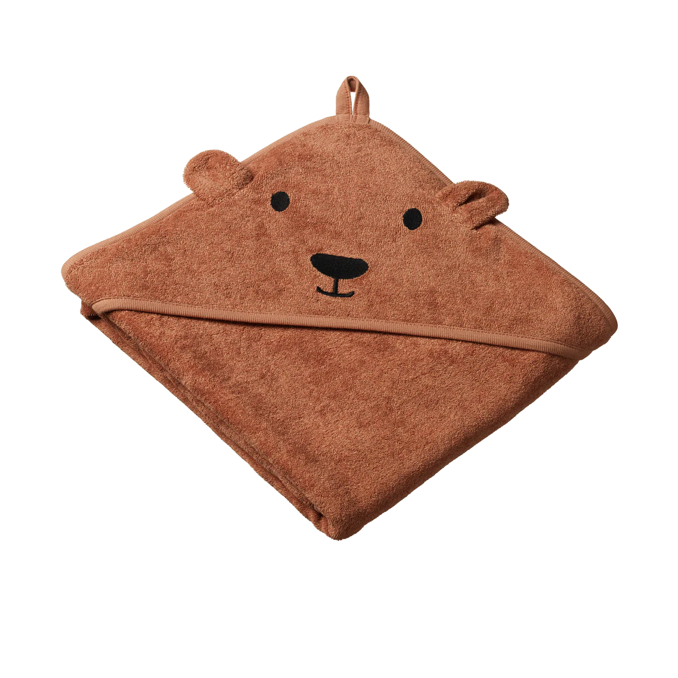 Nature Baby Bear Hooded Towel - Hazelnut