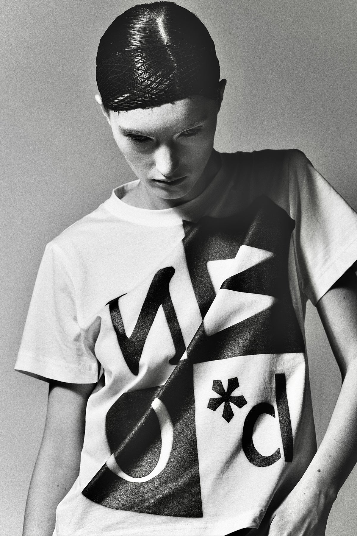 NOM*d Big Crest Tee - Black Stencil