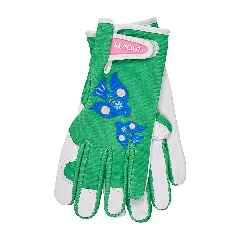 Annabel Trends Sprout Goatskin Gloves - Fiesta Bird