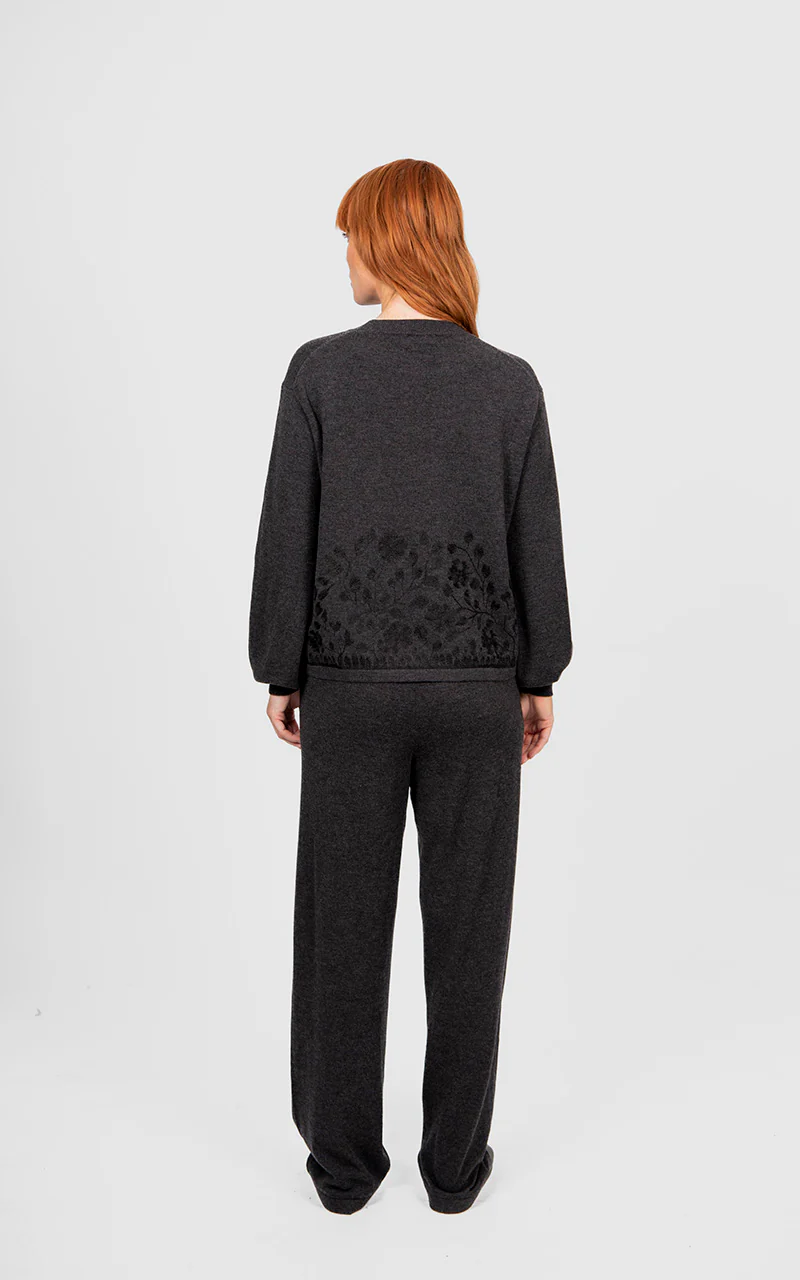 Bridge & Lord Relaxed Wide Leg Pant - Chocolate