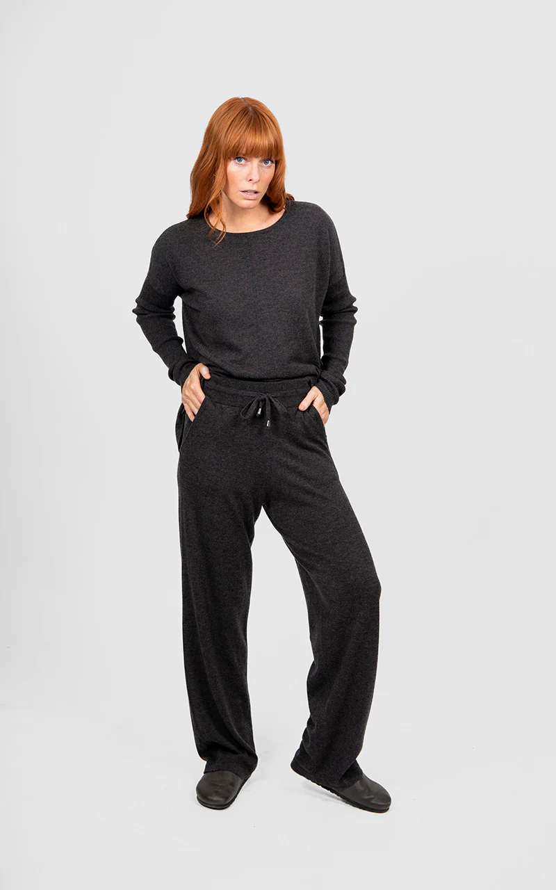 Bridge & Lord Relaxed Wide Leg Pant - Chocolate
